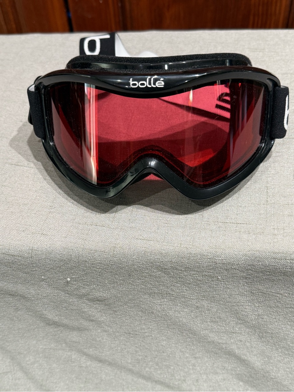 Bollé Mojo Snow Goggles - Adult, Unisex, Black Frame/Vermillion Lens